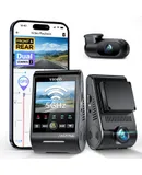 VIOFO A229 Plus Dash Cam Front and Rear, Dual STARVIS 2 Sensors,  1440P+1440P Voice Control Car Dash Camera, Ultra-Precise GPS, 24 Hours Parking Mode, 128G,   Buck Cable