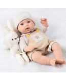 Lifelike Reborn Baby Dolls,12-Inch Realistic Newborn Girl Baby Doll with Doll Clothes & Accessories Best Birthday Set for Girls Age 3+