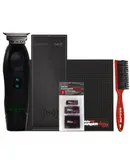 BaByliss Pro x Tomb45 Wireless-Charging Hair Trimmer for Men + BaByliss Pro X Tomb45 Clipper / Trimmer Wireless Charging Mat #FXT45MAT + BaByliss Pro Barberology Clipper Grips - 3 Pack BBCKT8-PK + Professional Barber Mat + Fade Brush BPFADEBR