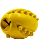 Dog Ball Dog Toys | Rubber Studded Rugby Ball for Dogs| Non-Toxic Chew Toys for Dogs | Yellow Rugby Ball for Dog | Dog Toy for All Breeds| Ideal Dog Balls for Medium and Large Dogs