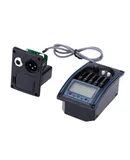 EQLC-5 5-Band EQ Equalizer System Acoustic Guitar Preamp Piezo Pickup LCD Screen Tuner