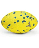Upgrade Olive Dog Balls Rugby Toys for Aggressive Chewers, Indestructible Tennis Balls for Dogs (Yellow)
