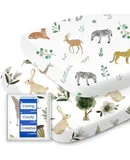 Bassinet Sheets for Baby Boy Girl,  Buttery Soft Universal Bassinet Fitted Sheet, Compatible with Halo, Mika Micky, Baby Delight, Dream On Me, Maxi COSI and More Bassinet Mattress(White)