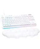 Logitech - G713 Aurora Collection TKL Wired Mechanical Clicky Switch Gaming Keyboard for PC/Mac with Palm Rest Included - White Mist-920-010642