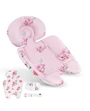 Mamaroo Infant Insert Compatible with 4moms Mamaroo & RockaRoo Swing, Mamaroo Newborn Insert with Enlarged Head & Body Support Cushion, Reversible Design, Breathable Soft Fabric with Flowers