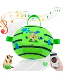 Interactive Dog Toys Chew-Resistant Interactive Dog Ball Nylon Dog Balls with Rope Bluetooth-Enabled for Music Connection Moving Dog Ball Interactive Dog Balls for Medium Dogs