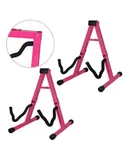 5 Core Guitar Stand 2PC A Frame w Soft Foam Arm Non Slip Rubber for Acoustic Electric Bass