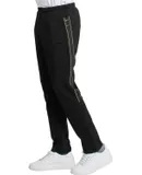 Hugo Boss Men's Hadim 1 Black Thick Cotton Side Taping Logo Track Pants Jogger