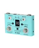 M-VAVE LOST TEMPO Effect Pedal Drum & Looper Effector Mini 2-in-1 Looper & Drum Machine Double Footswitch Looper Pedal Looper Guitar Pedal 30 Drums & 4 Loops High Precision Tuner Adjustable Speed
