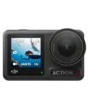 DJI Osmo Action 4 , 4K/120fps Waterproof Action Camera with a 1/1.3-Inch Sensor, Stunning Low-Light Imaging,10-bit & D-Log M Color Performance, Long-Lasting 160 Mins, Outdoor Camera (Refurbished)