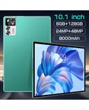 Tablet 10 inch 12spro Screen resolution 1280*800 8 cores 6+128G Android OS 8.0 system 3800mAh Li-ion battery Front 2MP  -green