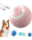 Shaky Ball for Dogs,Shaky Ball Toy for Dogs, Automatic Moving Dog Toy Ball, Interactive Dog Toys Dog Ball,Automatic Dog Toy Automatic Rolling Ball Toys for Dogs,USB Rechargeable (Pink3)