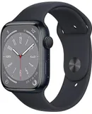 Apple Watch Series 8 45mm (GPS Only) Midnight w/ ML Midnight Sport Band - Good Refurbished