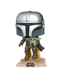 Funko Pop! Mandalorian with Child #402