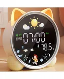 Alarm Clock for Kids, OK to Wake, 5 Colors RGBW Night Light Dual Alarm, SG7 Kitten