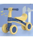 BABELIO Baby Balance Bike for 1 Year Old Boys Girls, 4-Wheel Off-Roader Design, music modelblue