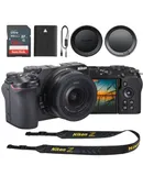 Nikon Z30 Mirrorless Camera with DX 16-50mm Lens (Black) + Sandisk Ultra 128 GB SDXC UHS I Memory Card 100 MBs