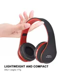 Bluetooth Over-Ear Headphones Foldable Wireless and Wired Headset Over Ear Sport Earphone with Microphone