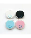 1pcs Mini Tracking Device Anti-lost Alarm S8 Round Bluetooth Smart Tracker Child Finder Pet Tracker Wireless Two-way Locator-4-piece package