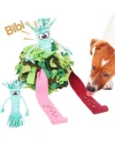 Snuffle Ball for Dogs Interactive Dog Toys Ball to Relieve Boredom, Enrichment Dog Puzzles for Encourage Natural Foraging Skills, Slower Food Training Snuffle Mat for Small Medium Dogs