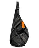 Knotwtr Women's Denim Cross Body Bag In Black
