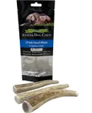 Elk Antler Chews for Dogs | Naturally Shed USA Collected Elk Antlers | All Natural A-Grade Premium Elk Antler Dog Chews | Product of USA, 3-Pack Small Whole