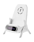 The wireless charger of the mobile phone supports various brands of lazy chair brackets, and the desktop horizontal and vertical TV display. Speaker, auto-sensing