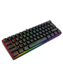 Mechanical Keyboard 61 Keys Portable Small Full Key Programmable Gaming Keyboard Red Switch Hot Swap RGB Mechanical Keyboard for PC Mac Laptop