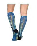 Forest Biker Pattern CoolMax Socks, Nature Collection for Men & Women Eco-Friendly Colorful Crew Socks