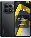 XIAOMI Poco M8 5G Ai (Compatible with Tmobile Mint Tello & Global) (512GB + 8GB) 50MP Dual Camera NFC 6.77" 144Hz Octa Core Unlocked Dual Sim Model 25118PC98G Liberado (Black)