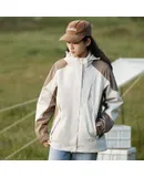 Windproof Jacket Women Waterproof Lightweight Mountain Sports Jacket Hooded Windbreaker Raincoat