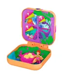 Polly Pocket Hidden Hideouts Lila Dino Discovery Compact, Micro Doll and Accessories
