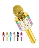 Microphone for Kids Karaoke Singing Microphone,Gold
