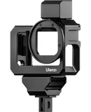 ULANZI G9-5 Housing Case for Gopro Hero 12 11 10 9, Aluminum Video Cage with 2 Cold Shoe Mount for Mic and Led Light, Protective Frame with 52mm Filter Adapter, Lens Cap, Compatible with Tripod