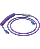 Glorious - Coiled USB-C Artisan Braided Keyboard Cable for Mechanical Gaming Keyboards - Nebula-GLO-CBL-COIL-NEBULA