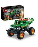 LEGO Technic Monster Jam Dragon 42149, juguete de camión monstruo para niños y niñas, juguetes 2 en 1 de carreras con tracción trasera para acrobacias todoterreno, idea de regalo de cumpleaños para niños