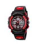 SKMEI 1163 Watches Kids Outdoor Sports Children Watch Digital Quartz Wristwatch for Boys Girls Watches with PU Strap Band Alarm LED Luminous Waterproof Date Shock Resistance Wearable Accessories