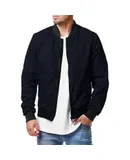 Men's Lightweight Bomber Jackets Light Track Jackets Casual Summer Windbreaker Outdoor Golf Fashion Coat for Men