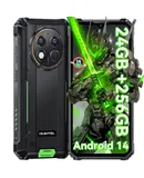 OUKITEL G1 Rugged Smartphone Unlocked ，24+256GB，Fingerprint/Dual Sim/NFC 2025-Green