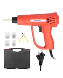 70W Portable Handheld Plastics Welding Machine Panel Crack Repairs Kit Thermal Cutting Hot Stapler Plastics Hole Repairing Tool Set with 4 Boxs Staple