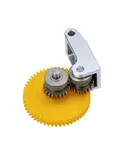 3D Printer Hardened Steel Extruder Gear Replacement Compatible with Bambu X1C/P1P 3D Printing Machine POM Gear+ Aluminum Handle + Oblique Tooth 3D Printer Accessories