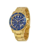 Reloj Michael Kors Hombre | Coleccion Everest | Modelo Mk8267 | Caja Redonda | Ø 44mm Acero inoxidable | Cierre Desplegable | Movimiento Cuarzo | Dial Azul | Cristal Mineral | Correa Acero inoxidable Dorado | 50m / 5 ATM | Línea Casual