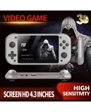 New M17 handheld game console TV Game console 3D home arcade 4K HD PSP PS1 handheld 64g
