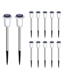 Solar Lights Outdoor Pathway Lights 3000K LED Waterproof Lamp for Yard Path