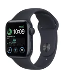 Apple Watch SE (2nd Gen) (GPS, 40mm) - Midnight Aluminum Case with Midnight Sport Band, S/M (Renewed)