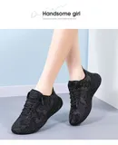 Women's Slip-On Tennis Shoes Walking Running Sneakers Lightweight Breathable Casual Soft Sole Mesh Work Fitness Sneakers