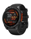 Garmin - Fenix 8 AMOLED 47mm Smart Watch - Slate Gray / Black