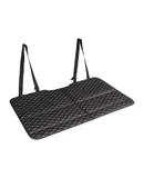 foldable travel pillow made of leather for car back seat comfortable bed for long trips