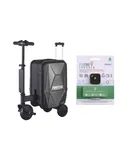 Smart Travel Bundle – Electric Scooter Luggage with Air Tag Tracking for Smooth, Safe Journeys