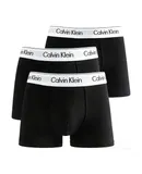 Calvin Klein Men's Underwear Microfiber Stretch 3 Pack Trunk Black/Black/Black